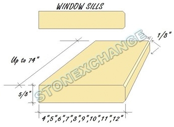 Crema Polished Marble Window Sill at Wholesale Prices