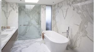 White Marble Distributor for Bathroom Design